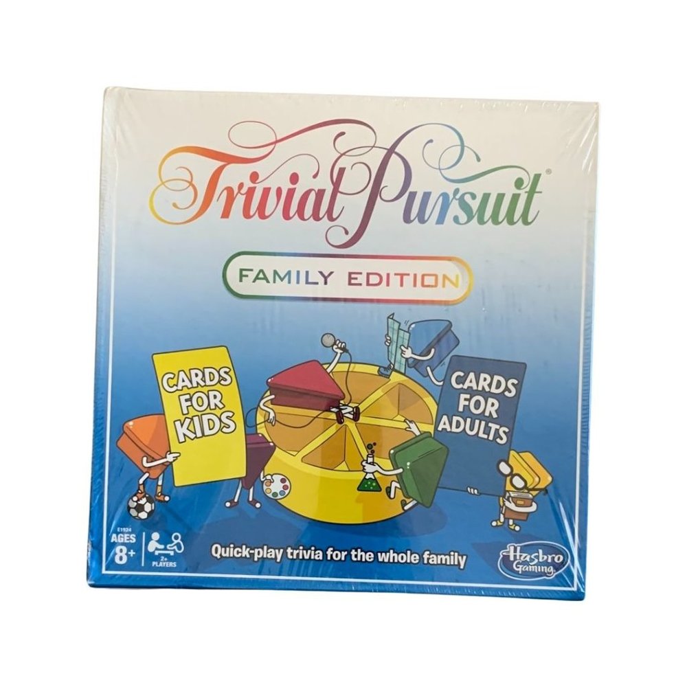 Hasbro Trivial Pursuit Family Edition Game, for 2